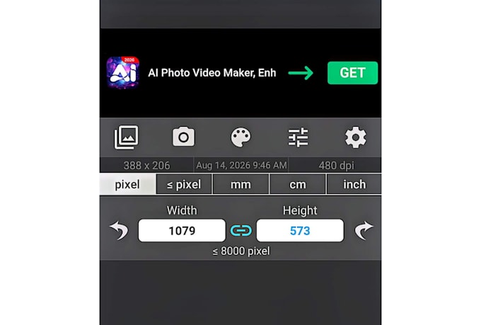 crop and resize images for e commerce and website